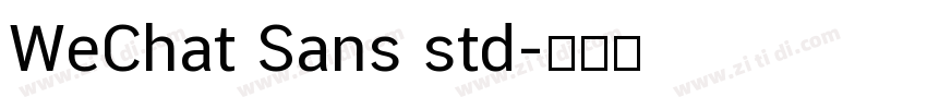WeChat Sans std字体转换
